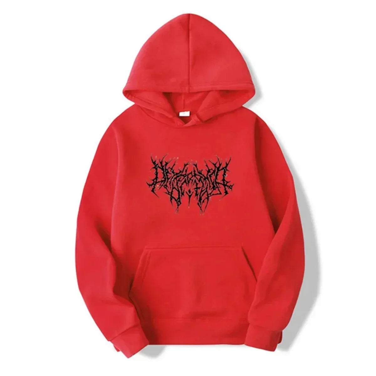 Hoodie Men Graphic Print Hoodies American Retro Personality Streetwear Casual Hooded Sweatshirt Men's Clothing