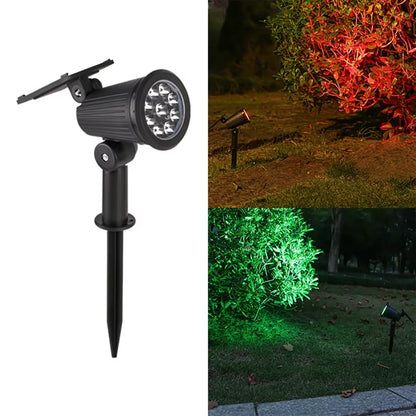 Solar LED Spotlight 9LED Outdoor Adjustable Landscape Light - World Bazaar Life