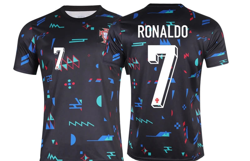Portugal Men's Streetwear 3D Printed Quick Drying Breathable Couple Tees for Family Look Men/Women Short Sleeve T-shirt-World Bazaar Life