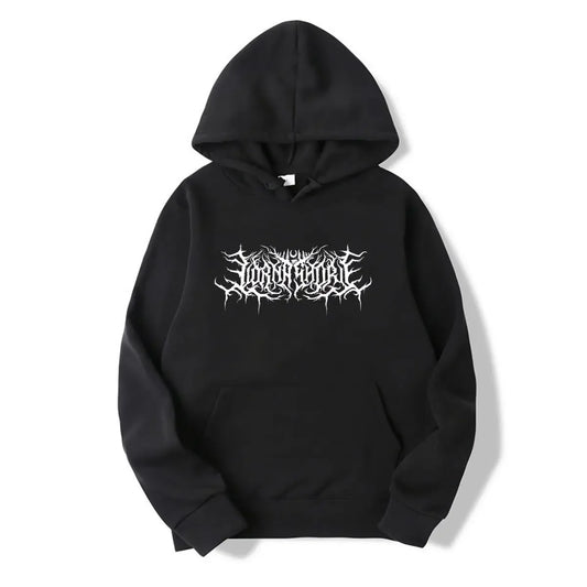 Hoodie Men Graphic Print Hoodies American Retro Personality Streetwear Casual Hooded Sweatshirt Men's Clothing