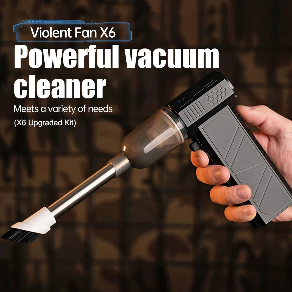 X6 Turbo Jet Fan Turbo Violent Fan Powerful Blower with High Speed Duct Fan Handheld Duct Fan 140000 RPM 53m/s Air Duster Blower