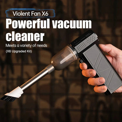 X6 Turbo Jet Fan Turbo Violent Fan Powerful Blower with High Speed Duct Fan Handheld Duct Fan 140000 RPM 53m/s Air Duster Blower