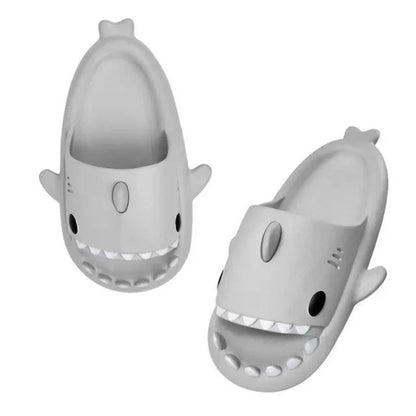 Summer Shark Slippers Women Slides Men Bathroom Flip Flops Home Anti-Skid Flat Shoes Outdoor Slipper Children's Funny Sandals
