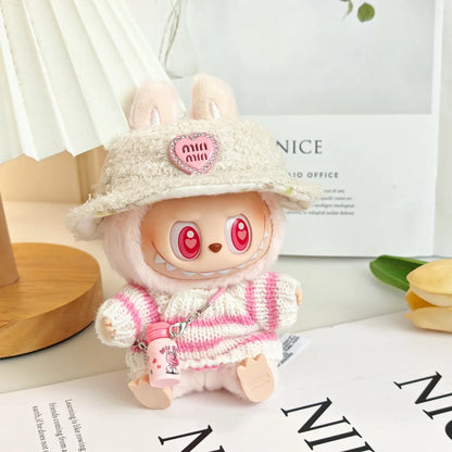 Only Labbubu Clothes Labubu Doll Accessories Kawaii Jewelry Cute Doll Ornament Christmas Gift Creative Labubu Keyring Kids Toys