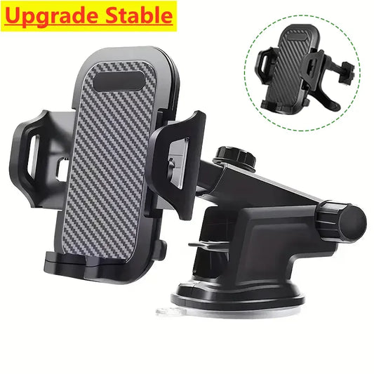 Car Phone Holder 360° Windshield Mobile Cell Support Smartphone Universal Mount Stand For iPhone 12 11 7 8 Samsung Huawei - World Bazaar Life