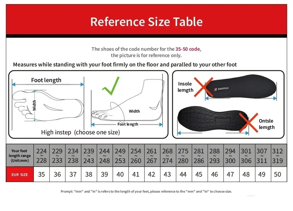Baasploa Men's Lightweight Running Shoes - Best Outdoor Sneakers