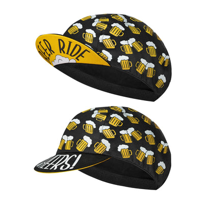 SweetMatt Classic Retro Beer Coffee Ice Cream Cartoon Polyester Cycling Caps Bicycle Quick Dry Sports Hats Summer Bike Balaclava