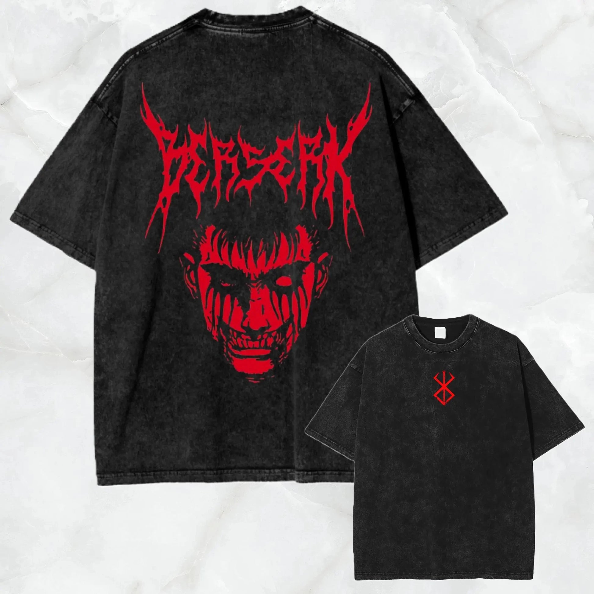 Anime Berserk T-shirts for Men New in Tops and T-shirts Cotton Men's Clothing Y2k Oversized GYM Graphic Sexmachine Vintage T-shi-World Bazaar Life