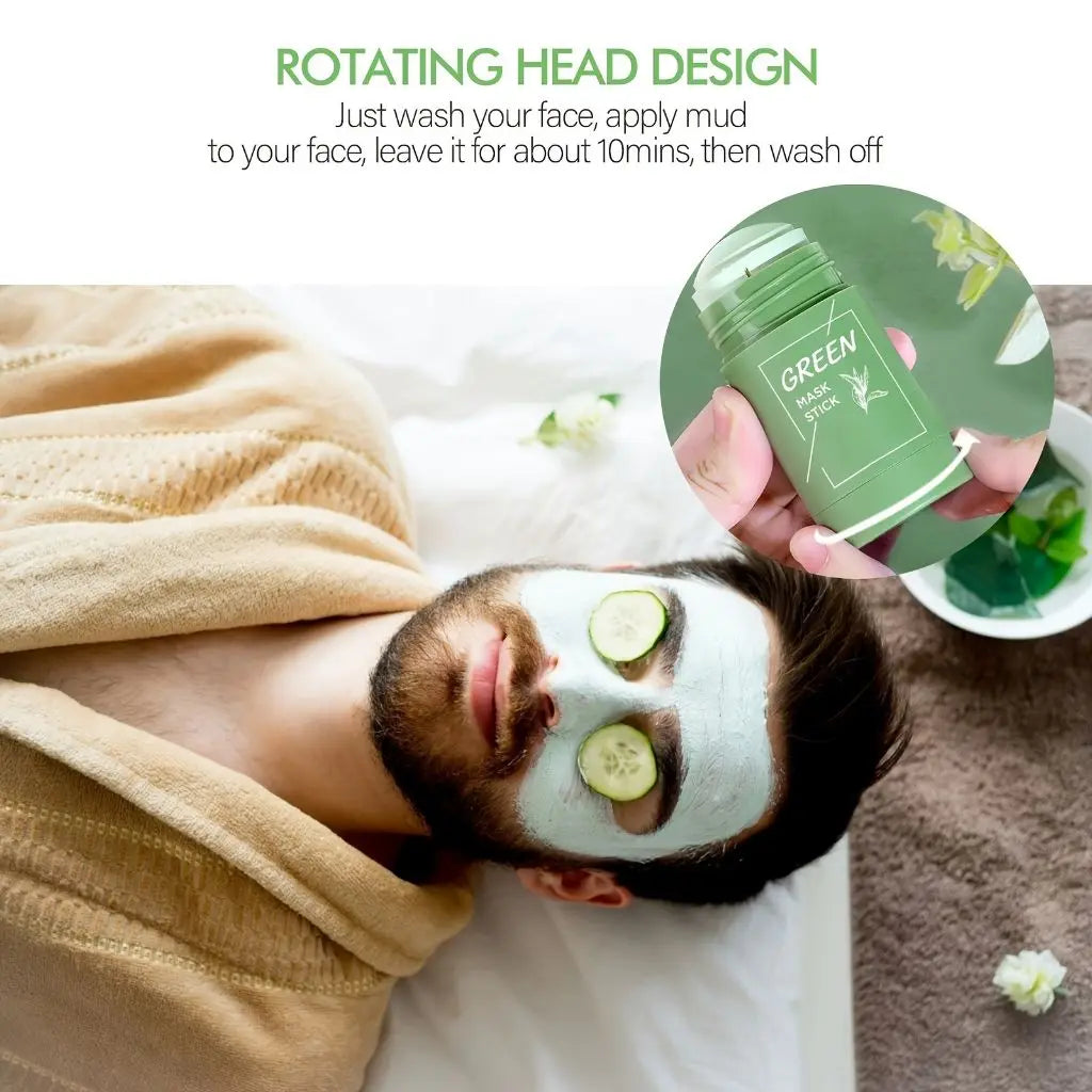 Green Tea Purifying Mask Stick - Deep Cleansing, Oil Control & Moisturizing.