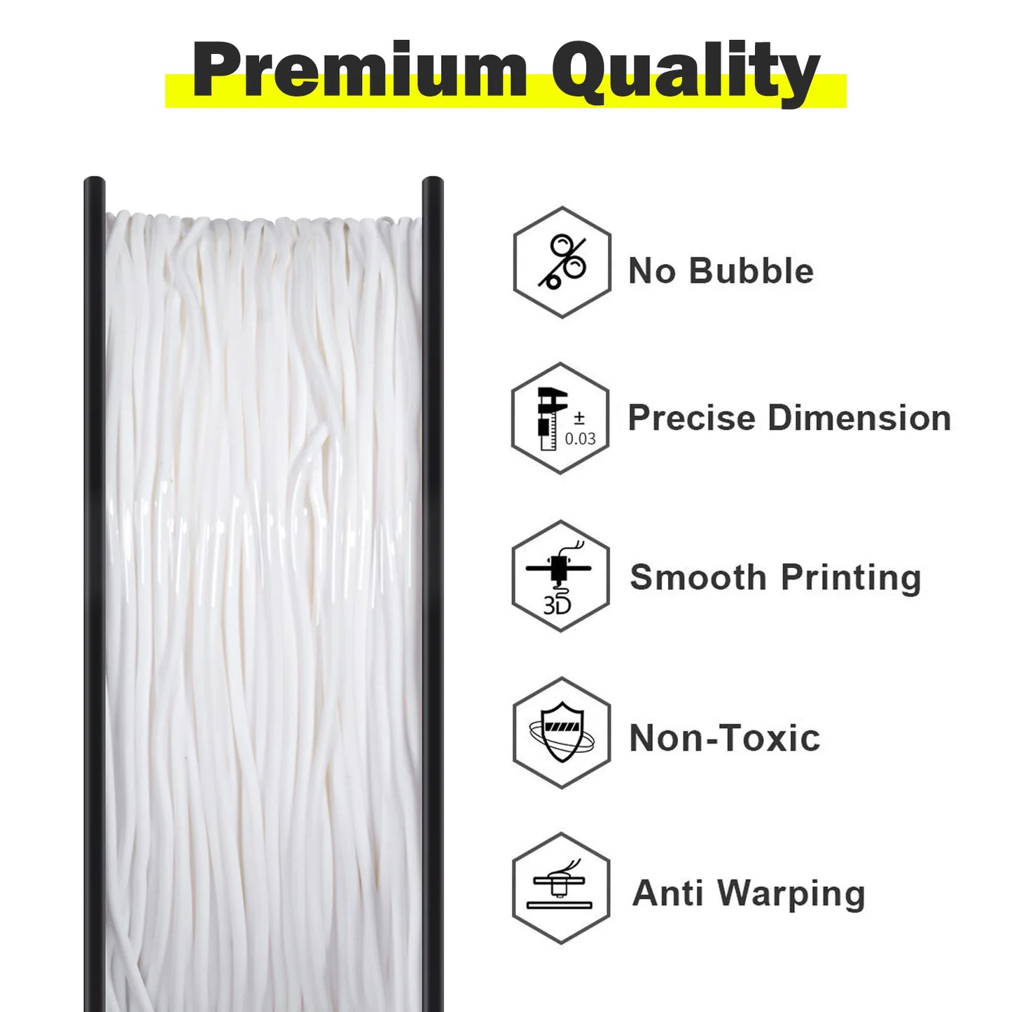 GEEETECH 1KG 1.75mm TPU Filament Flexible material for 3D Printers overseas warehouse fast shipping - World Bazaar Life