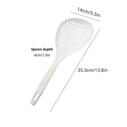 Heat-Resistant Dumpling Strainer Spoon.