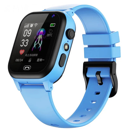 4G Kids Smartwatch Wifi SOS GPS Location Video Call Analogue Card Waterproof Watch Camera Boys Girls Upgrade New Watch 2024