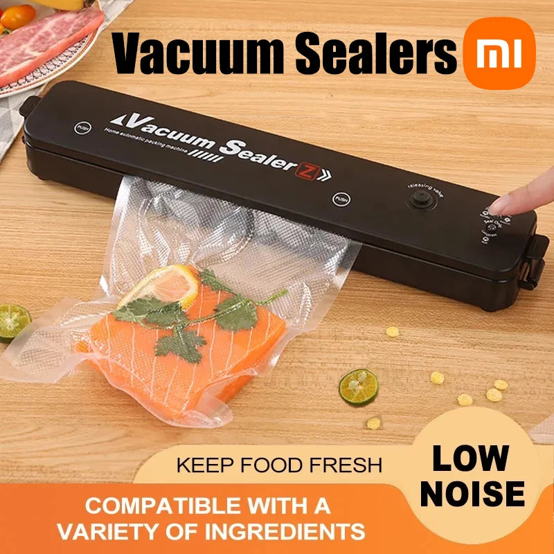 Xiaomi Electric Vacuum Sealer Food Sealer Machine Foods Fresh Storage Vacuum Sealer Machine Plastic Bags Sealer For Storage Food - World Bazaar Life