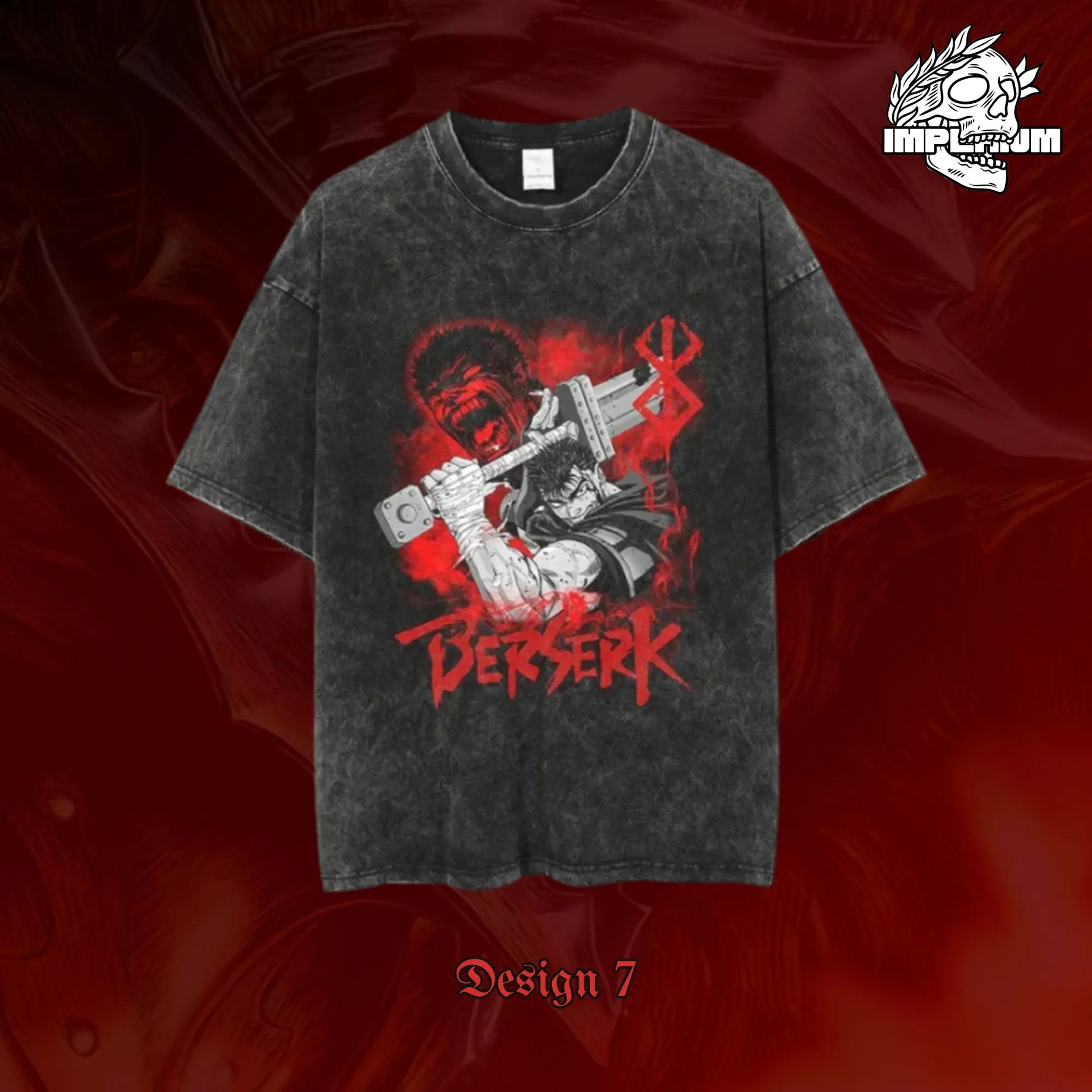 Anime Berserk T-shirts for Men New in Tops and T-shirts Cotton Men's Clothing Y2k Oversized GYM Graphic Sexmachine Vintage T-shi-World Bazaar Life