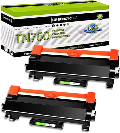 Greencycle TN760 TN730 Toner Cartridge Compatible for Brother TN-760 TN-730 with CHIP Use with DCP-L2550DW HL-L2350DW  Printer - World Bazaar Life