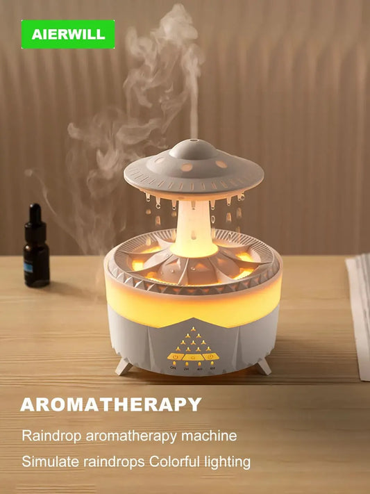 Aierwill Ultrasonic Oil Diffuser & Humidifier with Remote Control.