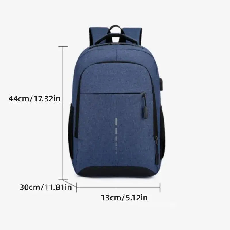 Mens BackPack Large Capacity Simple Fashion Travel Female Student Computer Bag - World Bazaar Life