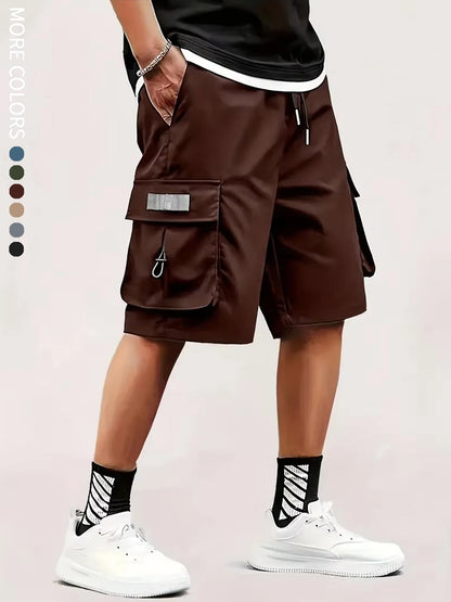Men's Cargo Shorts, Outdoor, Travel, Casual Sports, Large Pockets, Durable and Comfortable Fabrics, Thin Shorts for Outings 17