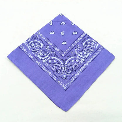 Unisex Men Women Bandana Hairband Cowboy Mens Biker Sports Headwear Wrist Hairwrap Single Sided Head Wrap Scarf Paisley - World Bazaar Life