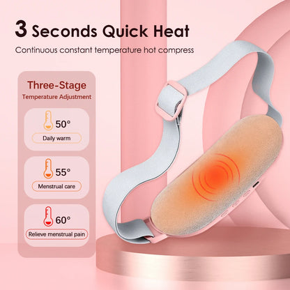Heated Massage Warming Palace Belt For Girls During Menstrual Period Auntie Nuangongbao Intelligent Heating Waist Massage Device