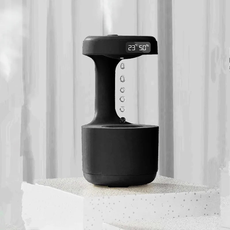 Water Drop Humidifier & Bluetooth Speaker with RGB LED Night Light - World Bazaar Life