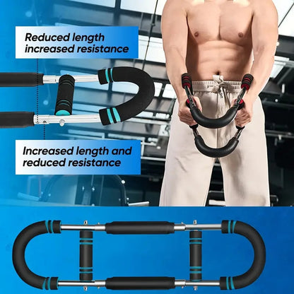 u shape Hand Gripper Strengths Twister Arm Trainer Power Twister Bar Fitness Equipment for Men and Women Home Workout