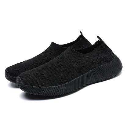 Kadın Vulkanize Ayakkabılar Yüksek Kaliteli Kadın Spor Ayakkabıları Slip On Flats Ayakkabılar Kadın Loafer'lar Büyük Beden 43 Yürüyüş Düz