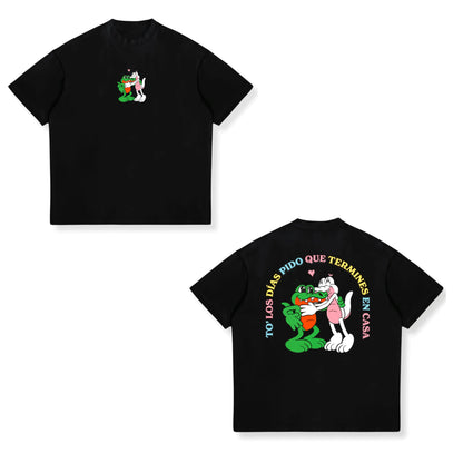 Music T-shirts for Men New in Tops and T-shirts Cotton Men's Clothing Y2k Oversized GYM Graphic Sexmachine Vintage T-shirt-World Bazaar Life