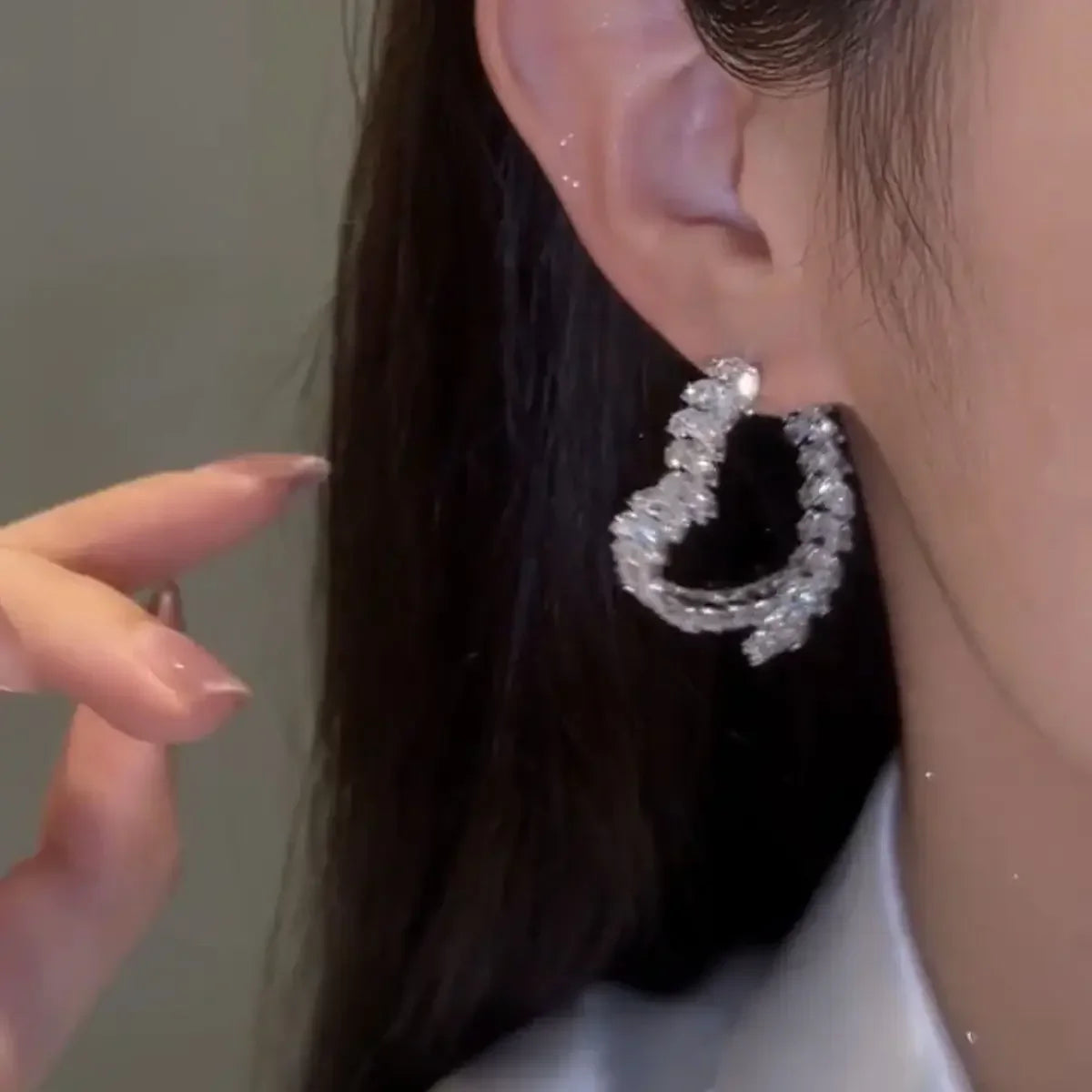 Luxury Zircon Heart Earrings for Women – Wedding & Party Jewelry - World Bazaar Life