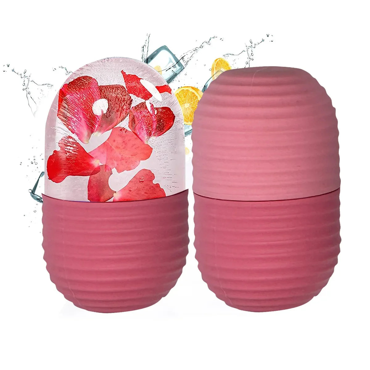 Ice Facial Roller Face Lifting Contouring Tools Silicone Ice Cube Trays Ice Globe Balls Eye Face Massager Beauty Skin Care Tools-World Bazaar Life