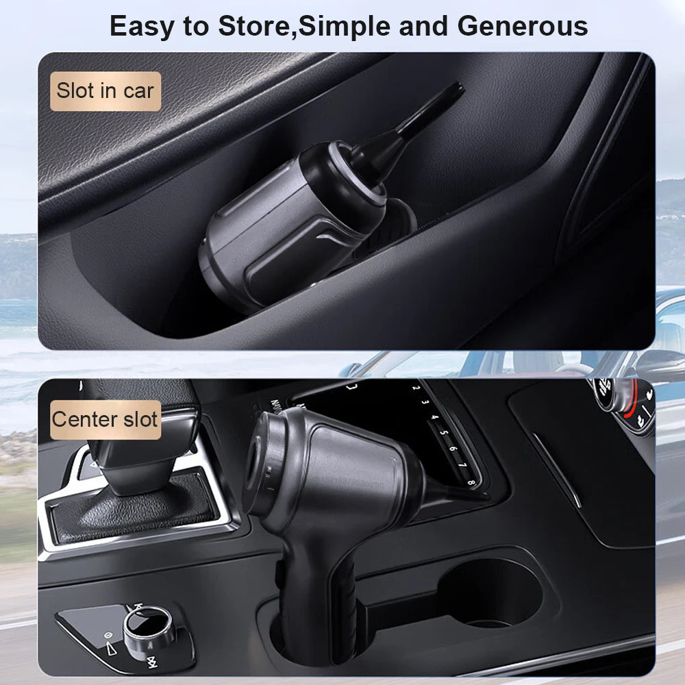Car Vacuum Cleaner Strong Suction Cleaning Mini Machine Wireless Portable Handhled Blower Machine Air Duster for Home Appliances - World Bazaar Life