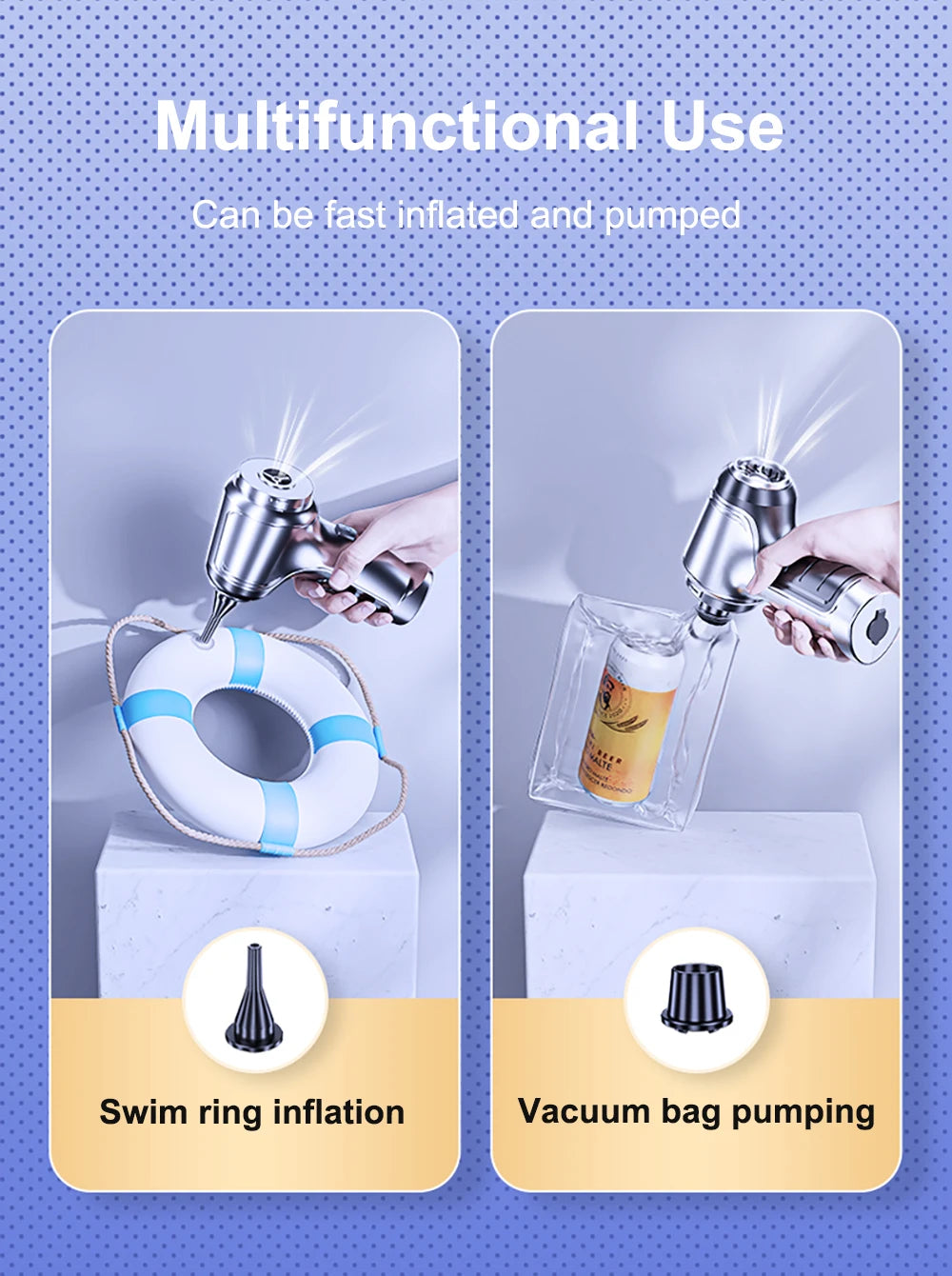 Car Vacuum Cleaner Strong Suction Cleaning Mini Machine Wireless Portable Handhled Blower Machine Air Duster for Home Appliances - World Bazaar Life