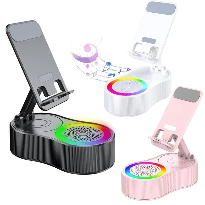 LED Light Bluetooth Phone & Tablet Stand-World Bazaar Life