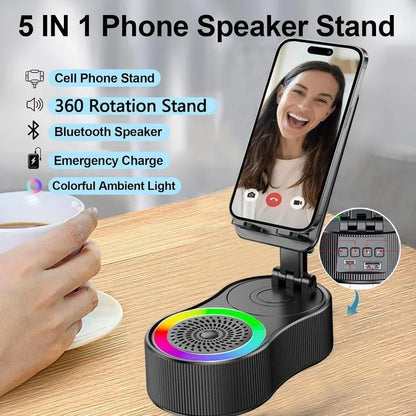 LED Light Bluetooth Phone & Tablet Stand-World Bazaar Life