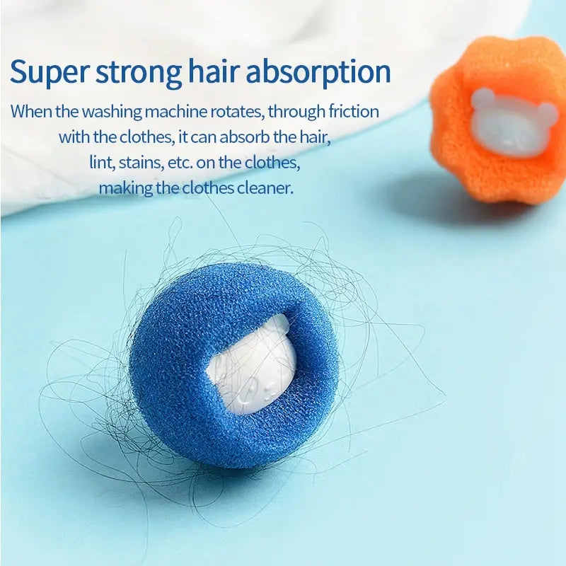 Laundry Ball Kit Hair Remover Pet Clothes Cleaning Dog Accessories Home Household Product Tool Removes Hairs Cat and Dogs-World Bazaar Life