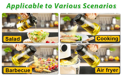 2in1 Olivenölspender &amp; Sprühflasche 500ml zum Kochen &amp; Grillen