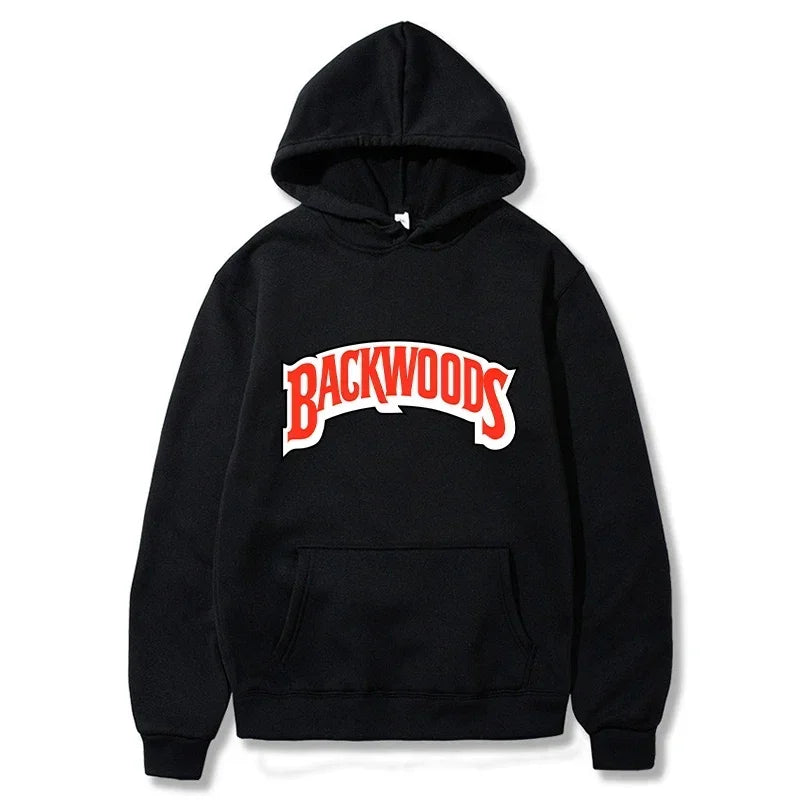 Hoodies men's fashion letter pattern printed sportswear casual Harajuku street wear hooded pullover sportswear