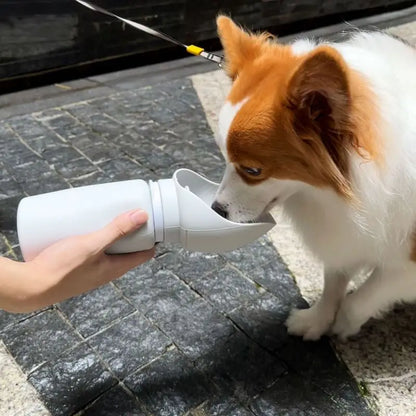 550ml Folding Pet Water Bottle - Portable Travel Mug for Dogs & Cats - World Bazaar Life