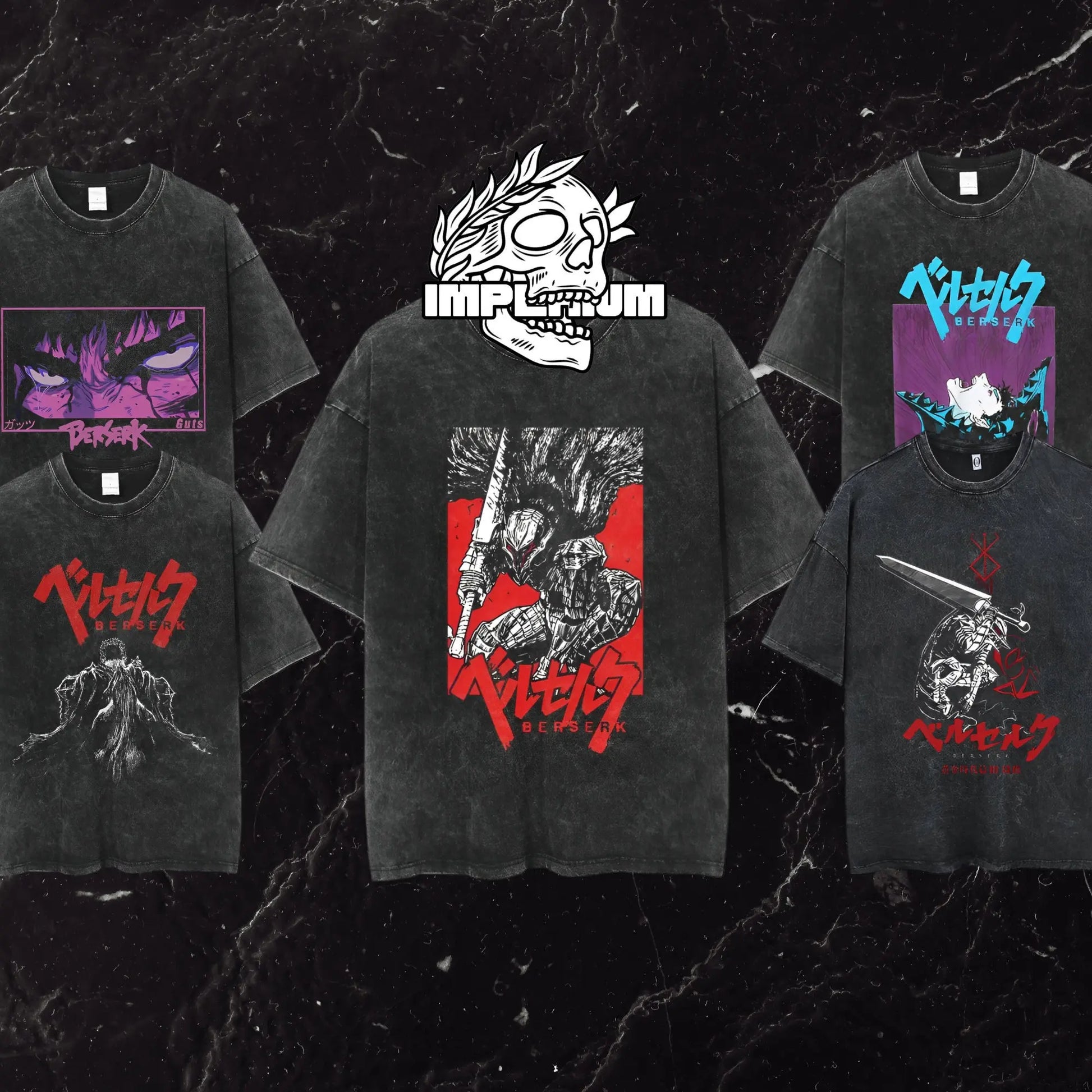 Anime Berserk T-shirts for Men New in Tops and T-shirts Cotton Men's Clothing Y2k Oversized GYM Graphic Sexmachine Vintage T-shi-World Bazaar Life