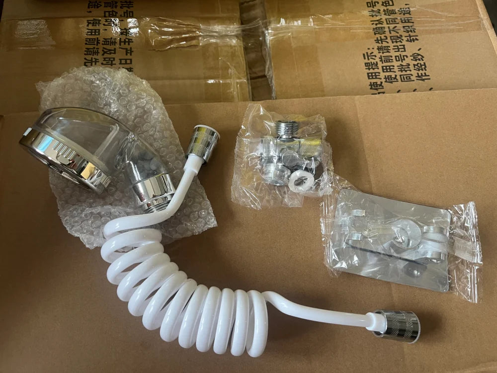 Shower Faucet Set with Handheld Sprayer & Sink Booster-World Bazaar Life