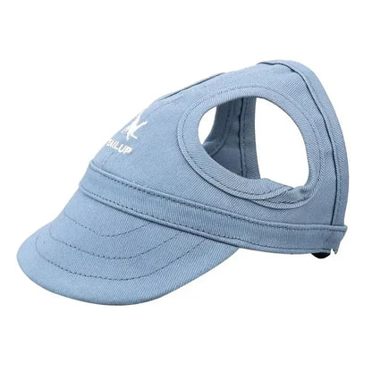 Small Puppy Pets Summer Solid Color Cap Dog Baseball Visor Hat Outdoor Accessories Sun Bonnet Travelhelmet-World Bazaar Life