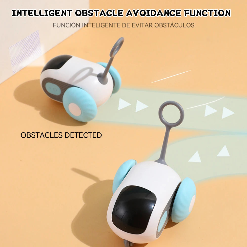 Smart Rolling Cat Toy Car – Interactive Remote Control Pet Toy-World Bazaar Life