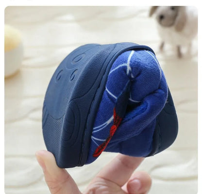 Cartoon Printed Spider-man Cotton Slippers For Children's Shoes Fashion New Style Warmth Autumn Winter Indoor Kids Boys Slipper-World Bazaar Life