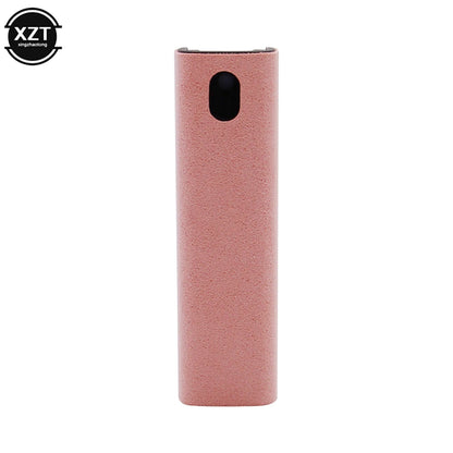 2 in1 Phone Screen Cleaner Spray Bottle Computer Mobile Phone Screen Dust Removal Tool Microfiber Cloth Set Tool Without Liquid