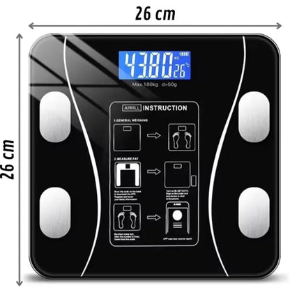 High-precision weight scale for weight loss can be connected to mobile phone intelligent and accurate Bluetooth body fat scale