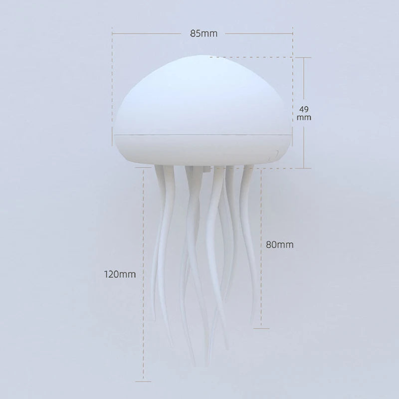 Jellyfish RGB Lamp - Voice Control, Rechargeable & Touch Sensor - World Bazaar Life