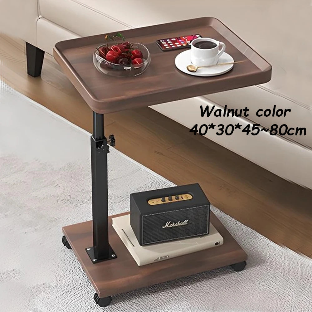 Adjustable Overbed Laptop Desk – Rolling Sofa Side Tray Table