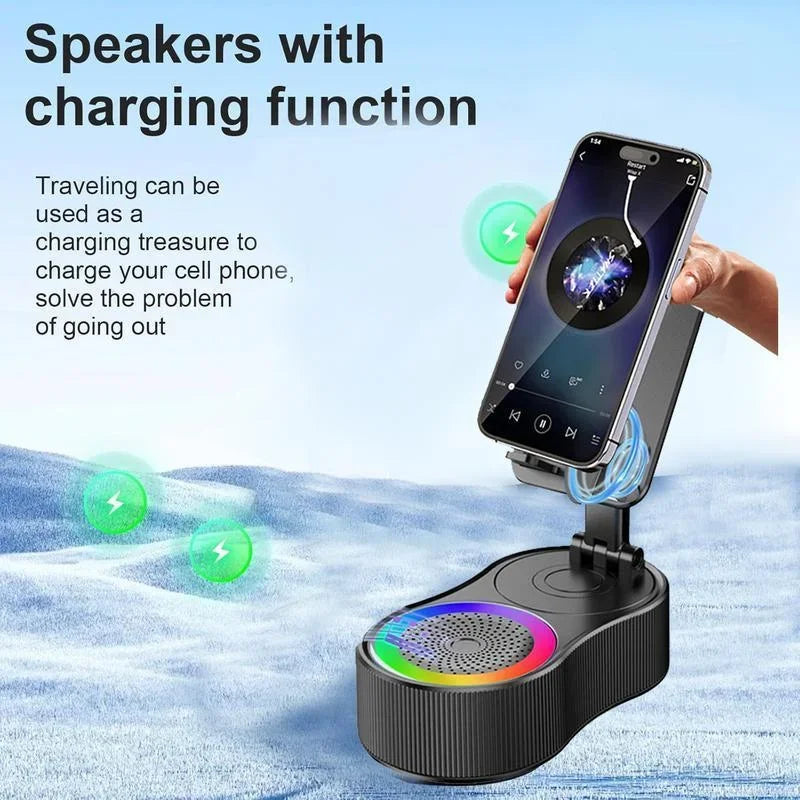 LED Light Bluetooth Phone & Tablet Stand-World Bazaar Life