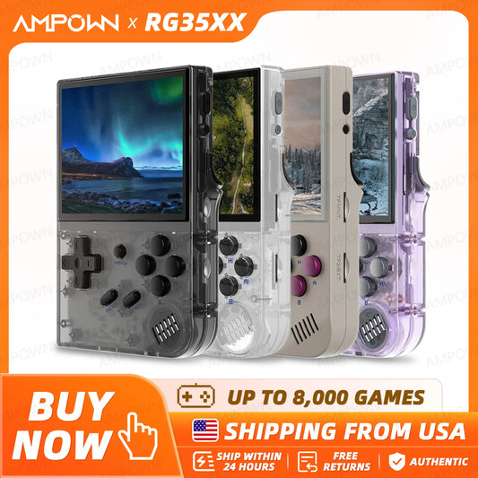 ANBERNIC RG35XX Handheld Game Console H700 Processor 3.5'' IPS Screen Linux System Retro Portable Video Console 2024 New Model