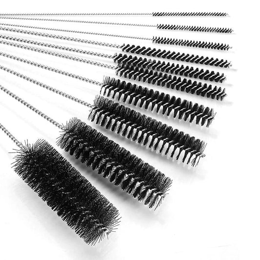 10PCS Multifunctional Nylon Cleaning Brush Set for Straw, Tube & Keyboard - World Bazaar Life